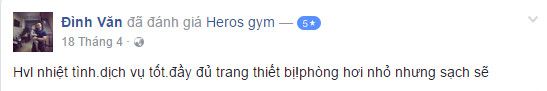 NĐánh giá phòng tập