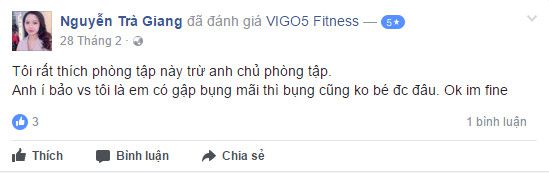 NĐánh giá phòng tập Vigo5 Fitness