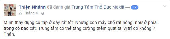 Đánh giá phòng tập