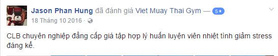 Đánh giá phòng tập Viet Muay Thai Gym