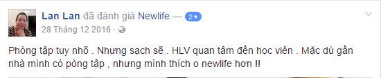 NĐánh giá phòng tập Gym Newlife