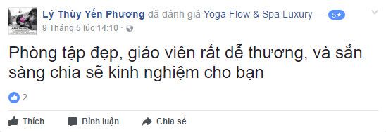 Đánh giá phòng tập Yoga Flow & Spa Luxury