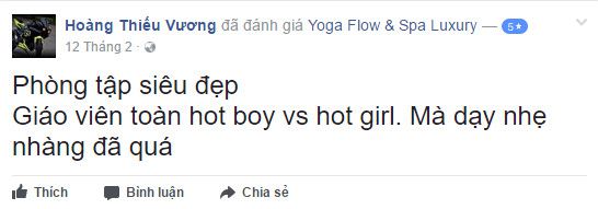 Đánh giá phòng tập Yoga Flow & Spa Luxury