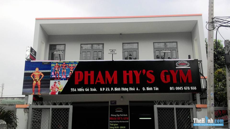 Phòng tập Phạm Hy Gym, Miếu Gò Xoài, Quận Bình Tân