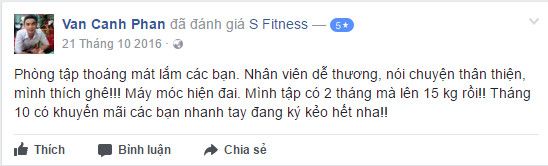 NĐánh giá phòng tập S Fitness Hoàng Việt