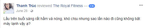 Đánh giá Phòng tập gym Royal Fitness, Bàu Cát 5, Quận Tân Bình