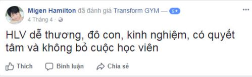 Đánh giá phòng tập Transform Gym