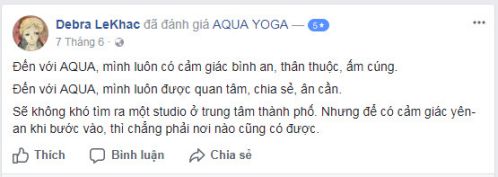 NĐánh giá phòng tập Phòng tập Aqua Yoga, Hồng Lĩnh, Quận 10