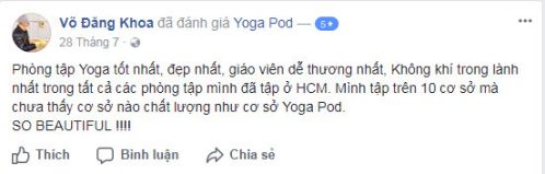 Đánh giá phòng tập Phòng tập Yoga Pod Thảo Điền