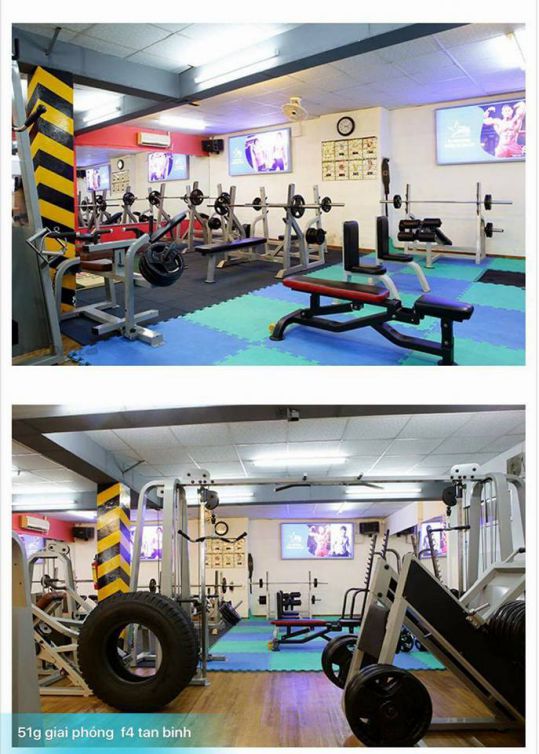 Phòng tập gym Thể Lực Vàng, Tân Bình
